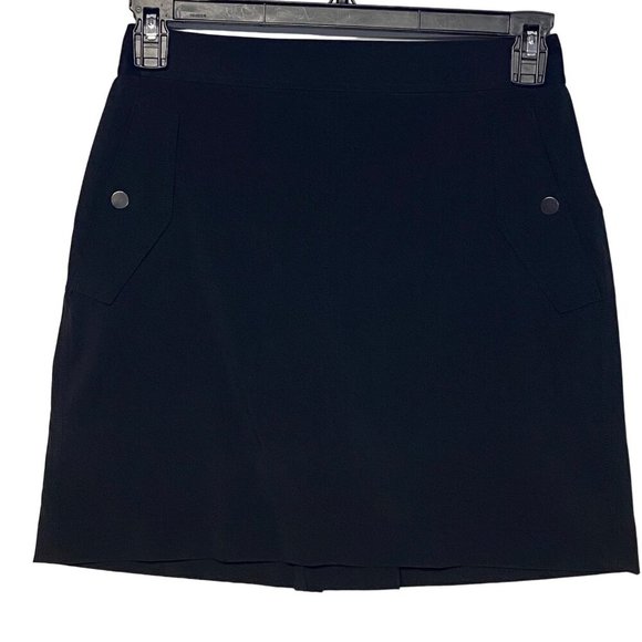 ATHLETA BLACK PULL ON SKIRT/ SKORT SIZE 6 - Picture 1 of 6